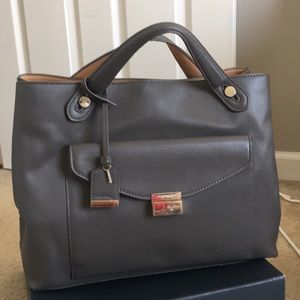 Zara grey handbag